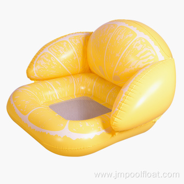 Customization Yellow Lemon Inflatable Chair Pool Floats